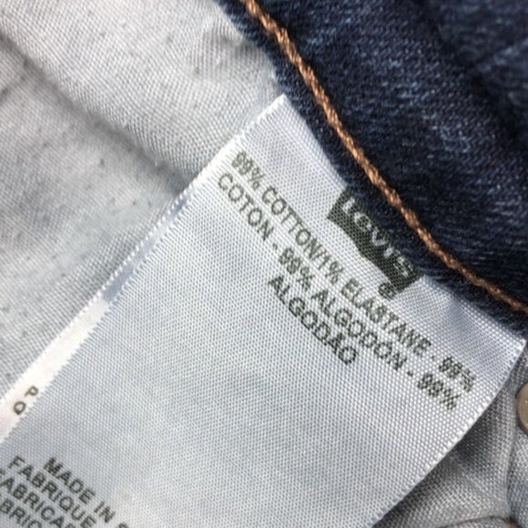 VINTAGE LEVIS SLIGHT CURVE STRAIGHT JEANS 4/27x28 😎 - Picture 7 of 9